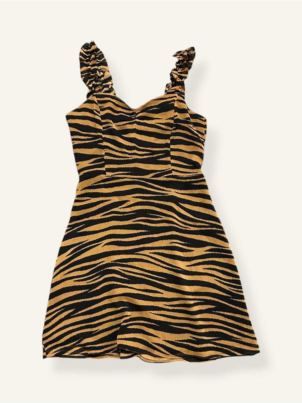 All in Favor Tiger Print Mini Dress